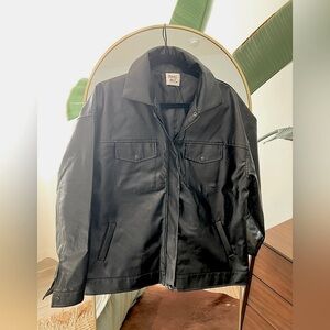 Princess Polly Callie Black Faux Leather Jacket